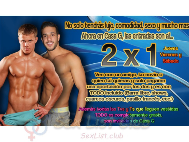 Viernes 8 en Casa G: Sexo Gay y Tv y aportación 2 x 1