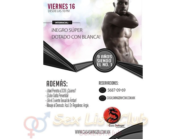 Viernes 16 en CSW: ¡Negro Súper Dotado con Blanca!