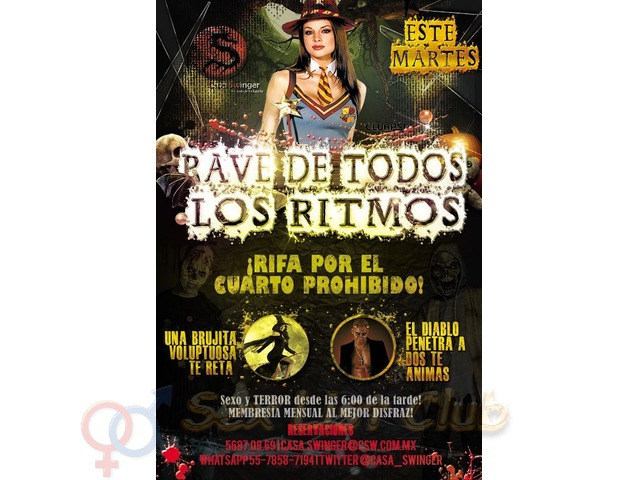 Martes 31 en CSW: ¡Rave De Todos Los Ritmos!