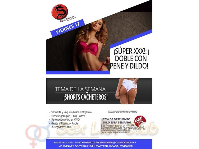 Viernes 17 en CSW: ¡Doble Con Pene Y Dildo!